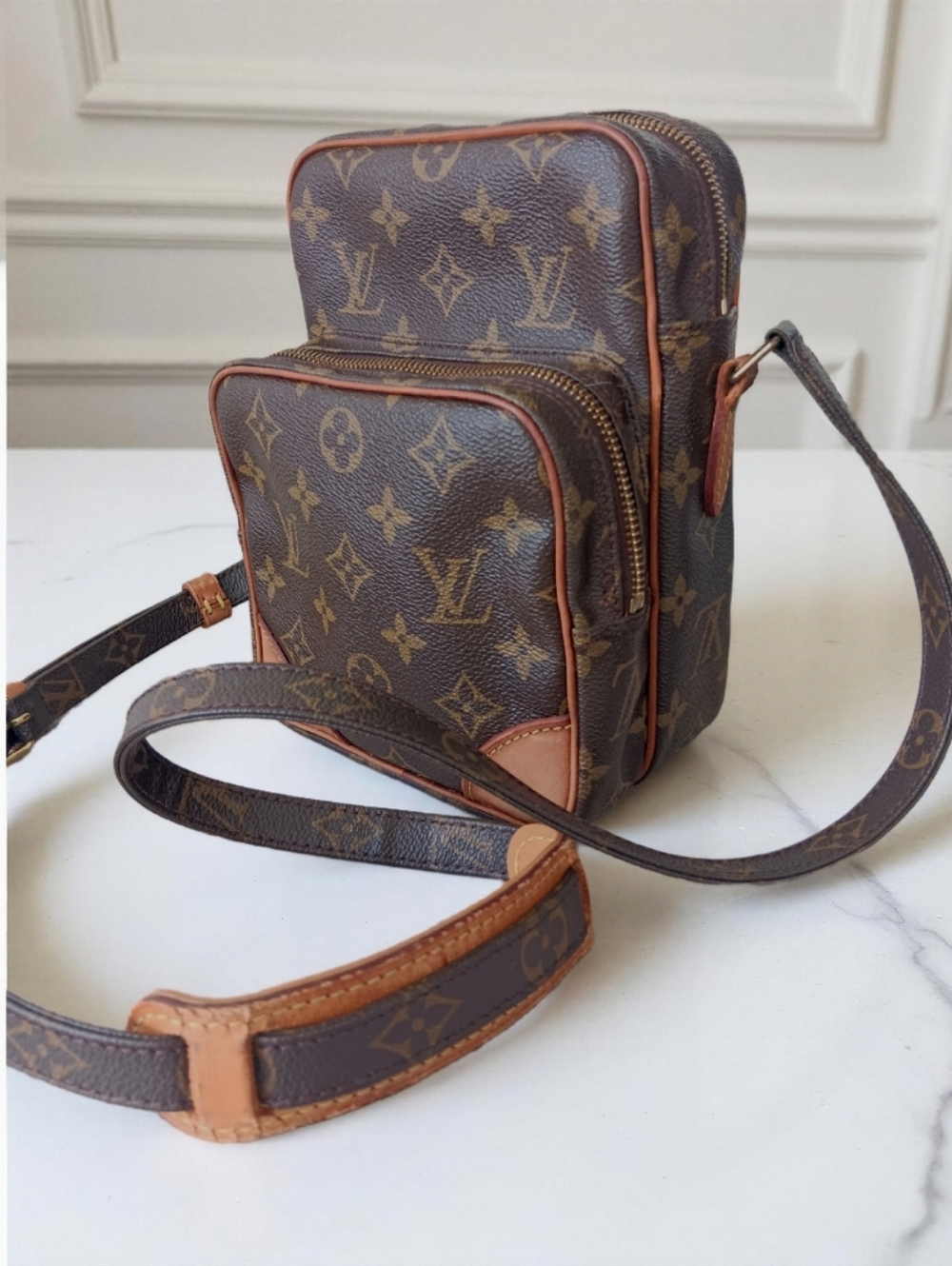 Louis Vuitton Monogram Amazon Crossbody Bag Vintage 1999 France - Picture 6 of 15